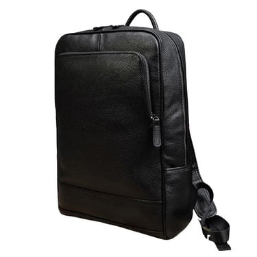 mochilas en piel para hombre de lado